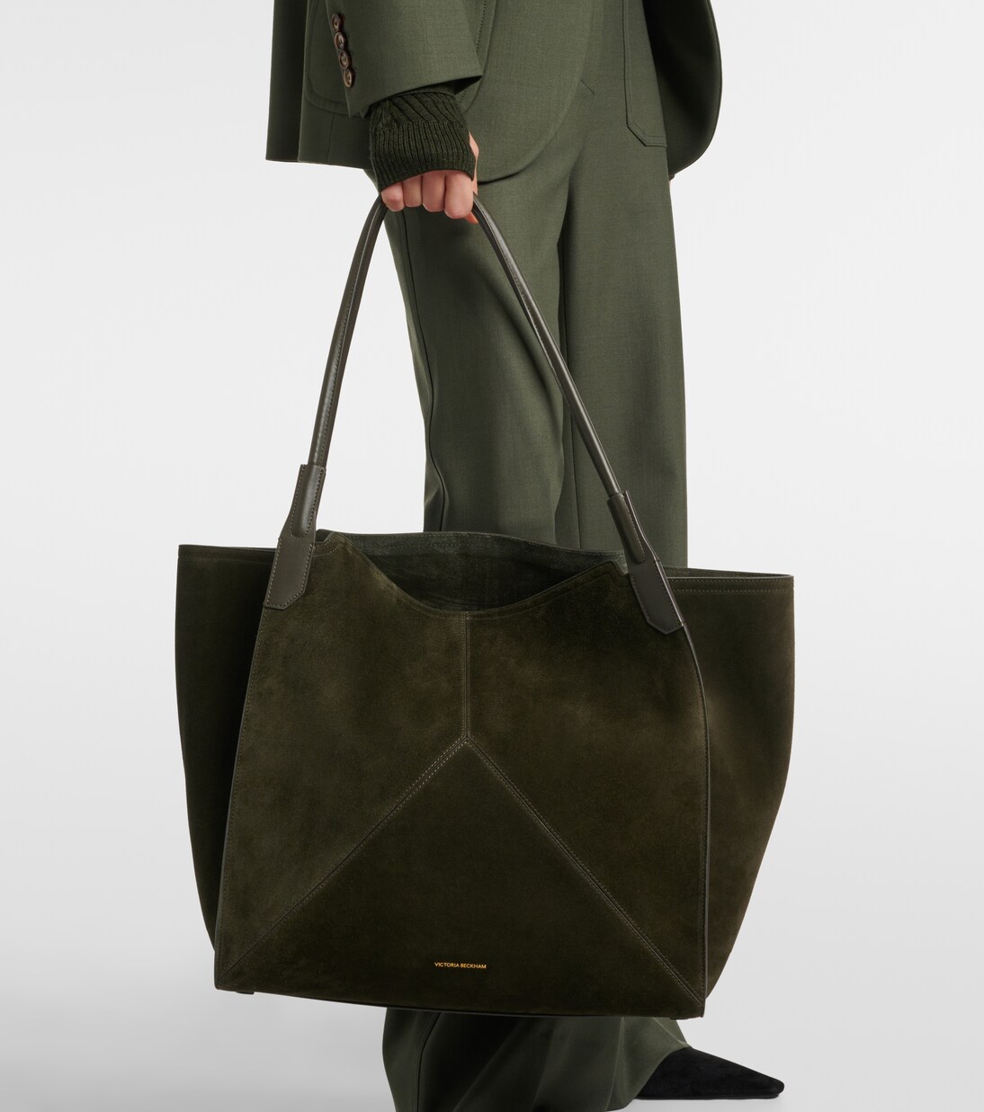 Victoria Large suede tote bag | Victoria Beckham