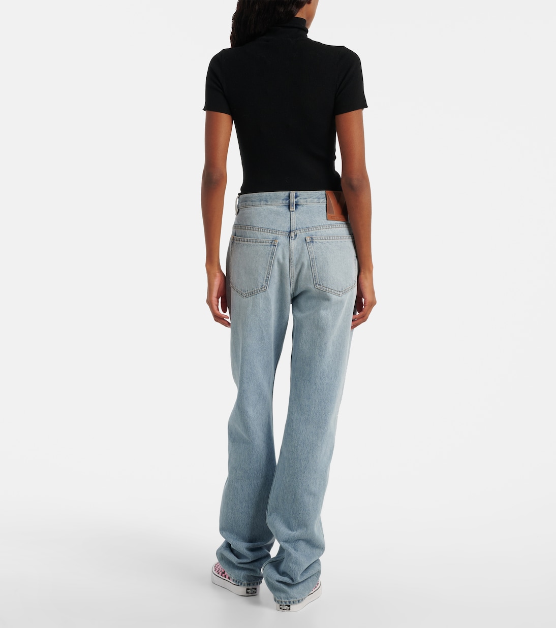 Jean ample à taille mi-haute | Valentino