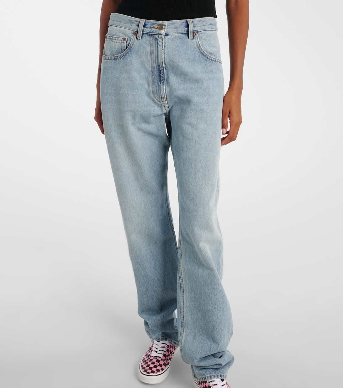 Jean ample à taille mi-haute | Valentino