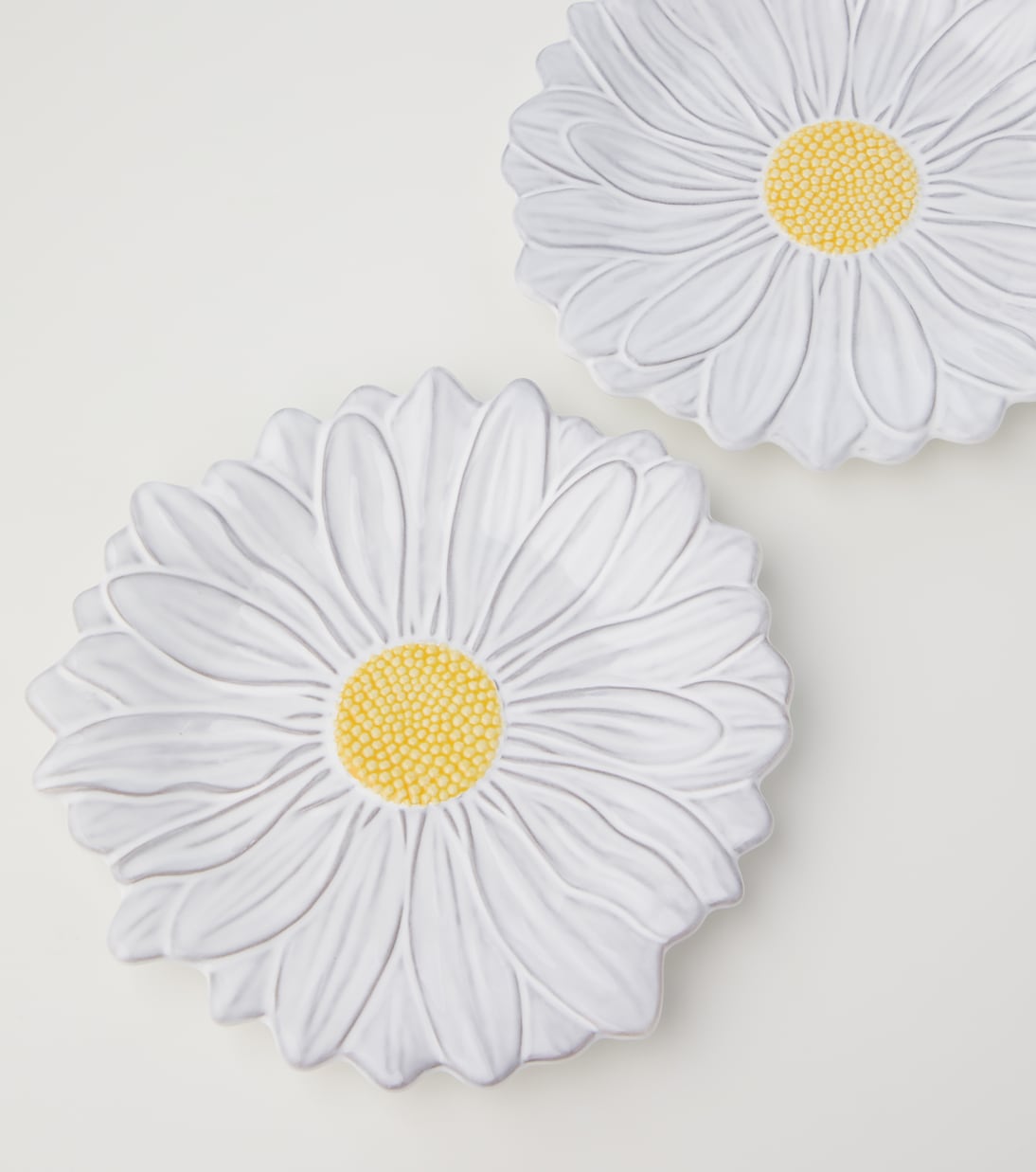 Set Maria Flor Daisy aus vier Desserttellern | Bordallo Pinheiro