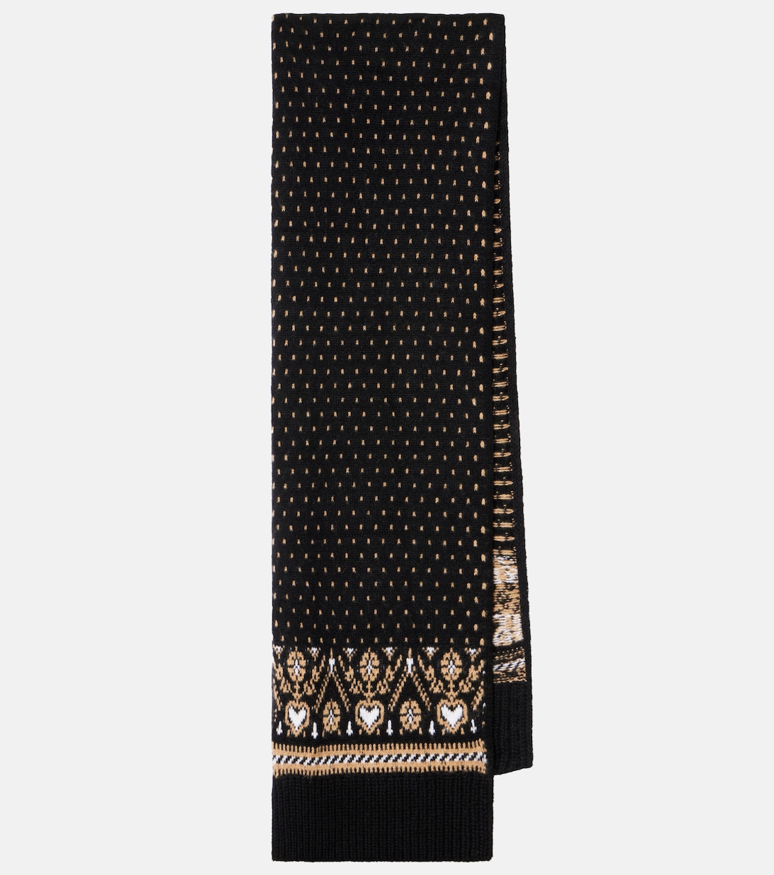 Lucerne Fair Isle cashmere scarf | Khaite