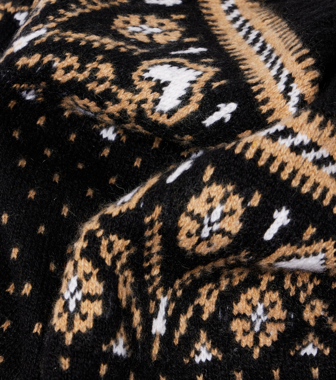 Lucerne Fair Isle cashmere scarf | Khaite