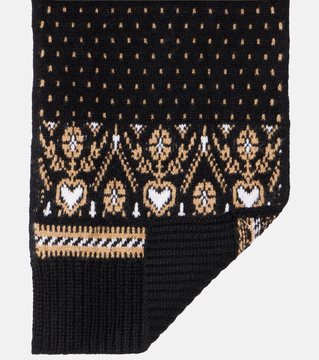 Lucerne Fair Isle cashmere scarf | Khaite