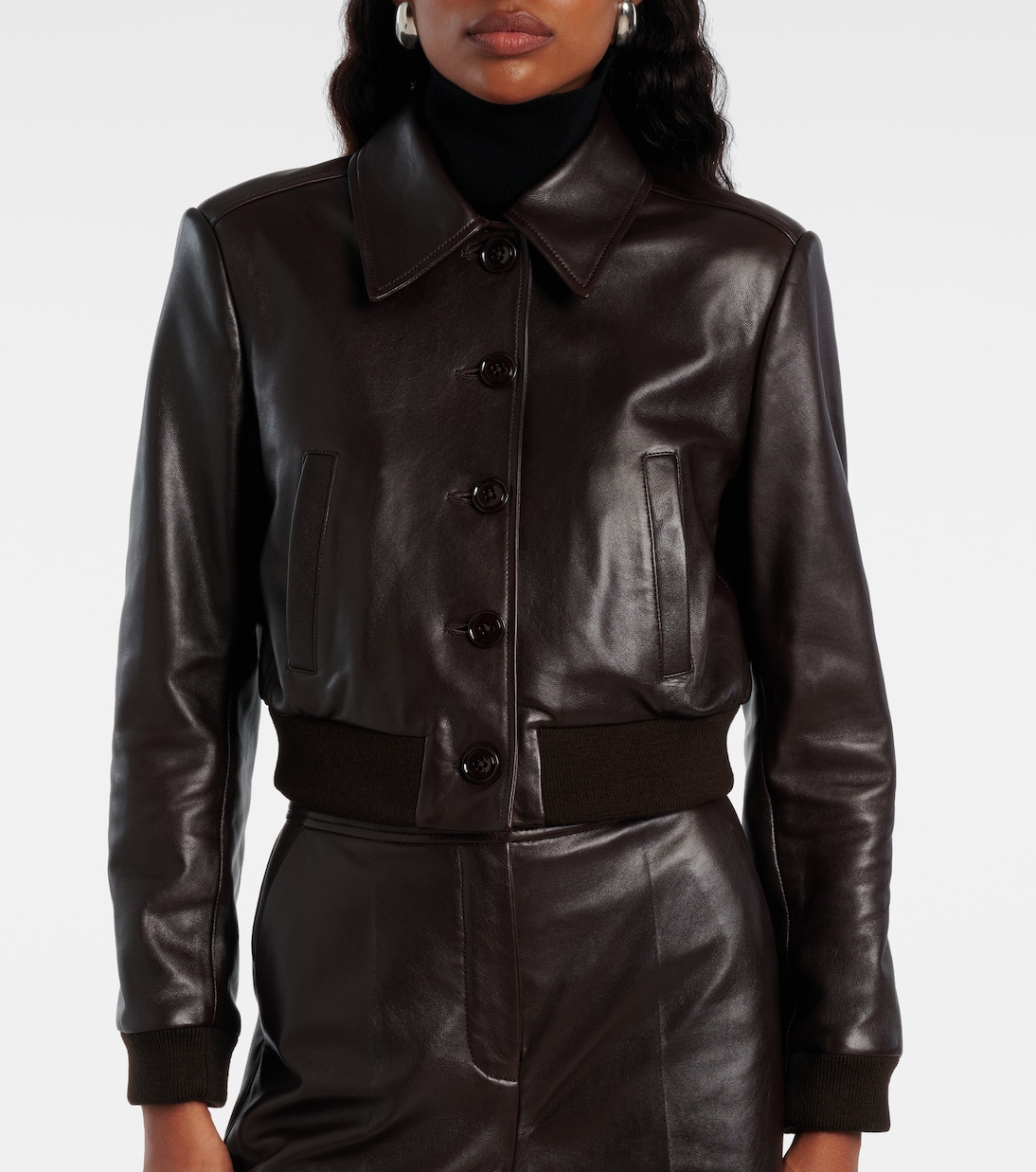 Cropped-Lederjacke Sleek Statement | Dorothee Schumacher