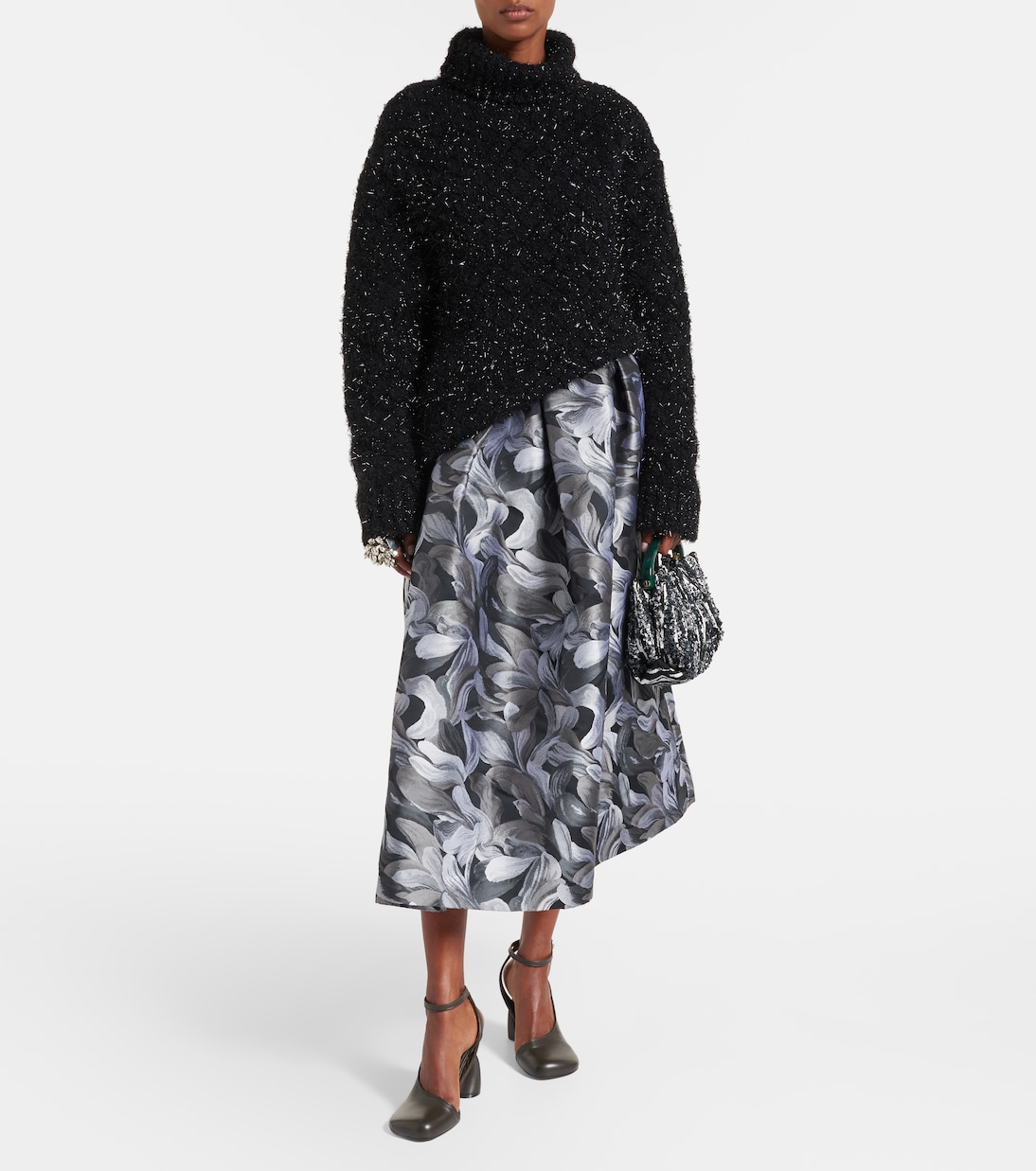 Midirock aus Jacquard | Dries Van Noten