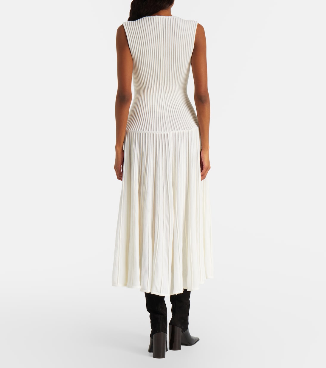 Wool-blend maxi dress | Alaïa