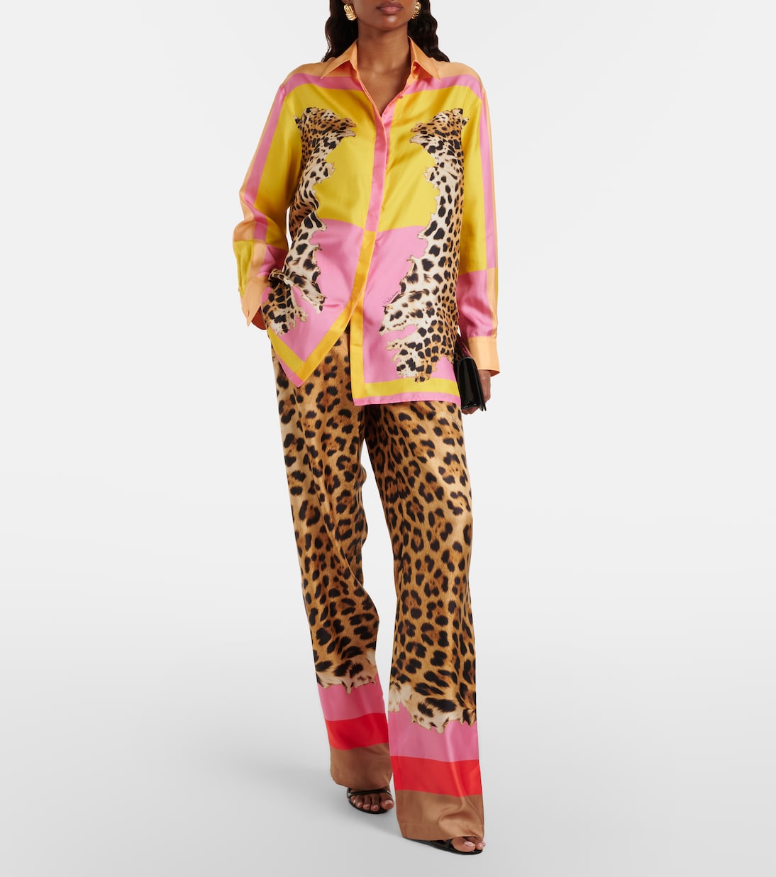 Printed silk shirt | Roberto Cavalli