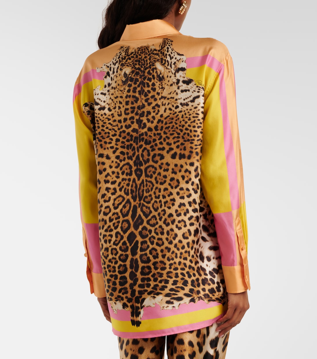 Printed silk shirt | Roberto Cavalli