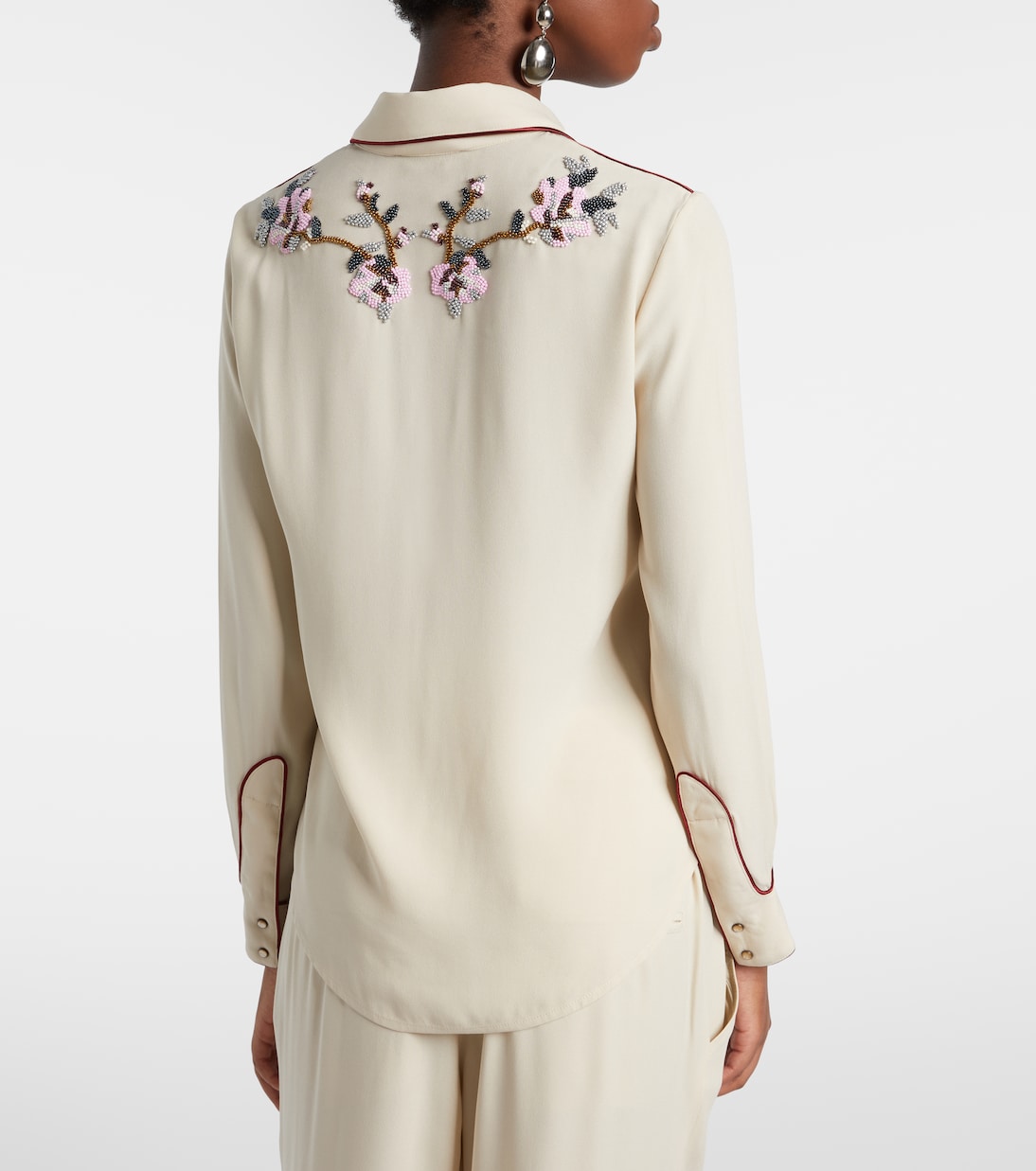 Yzea beaded cady shirt | Isabel Marant