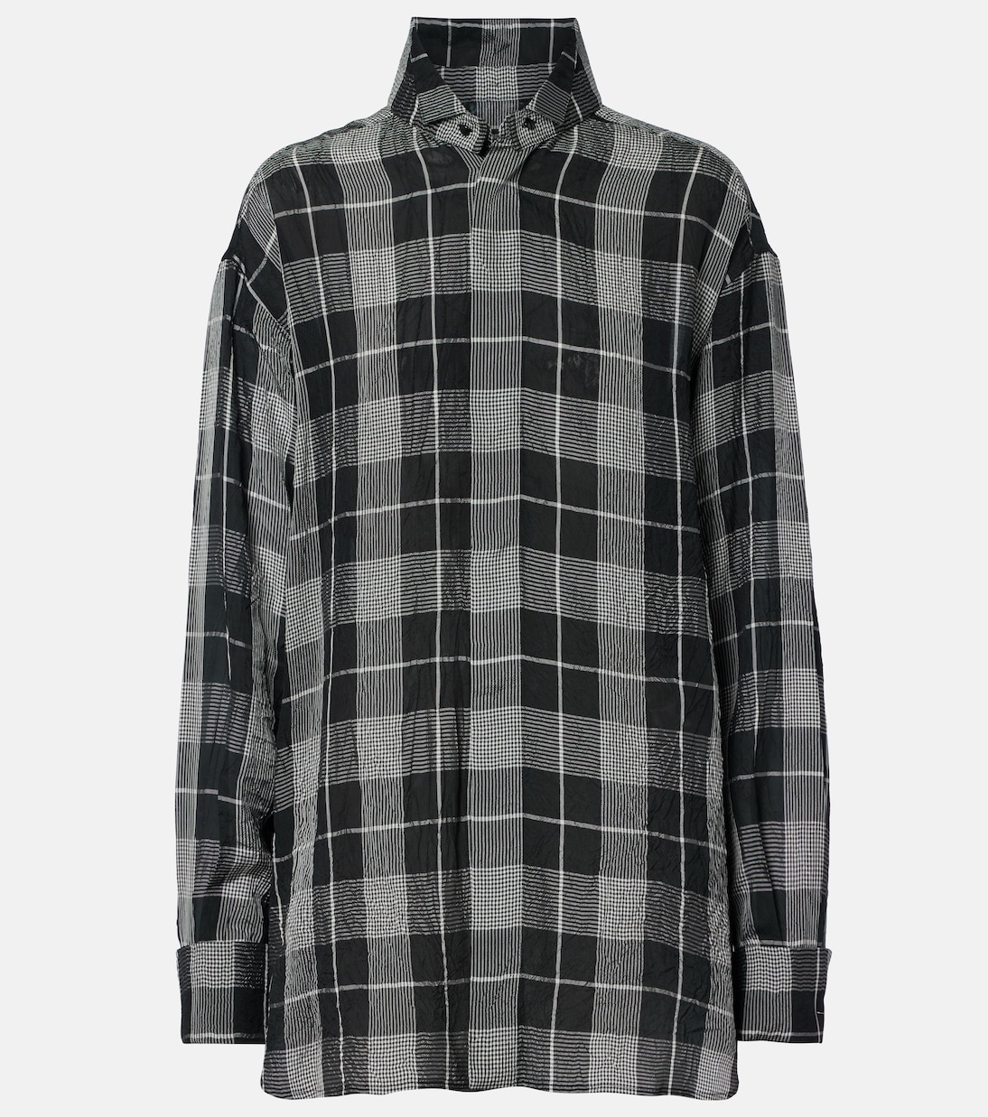 Checked twill shirt | Phoebe Philo
