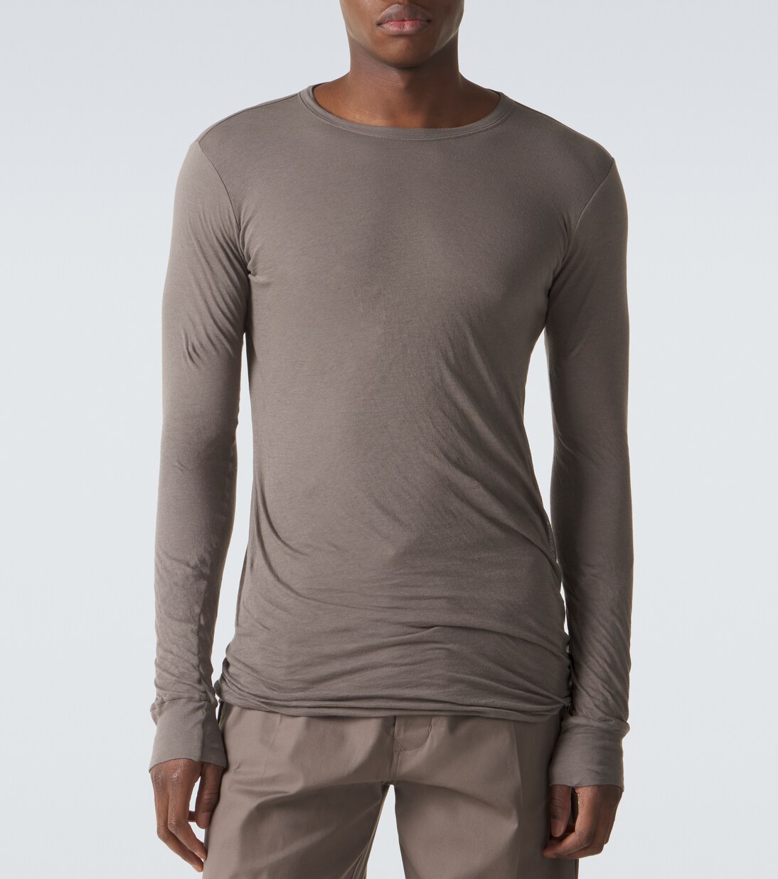 Longsleeve aus Baumwoll-Jersey | Rick Owens