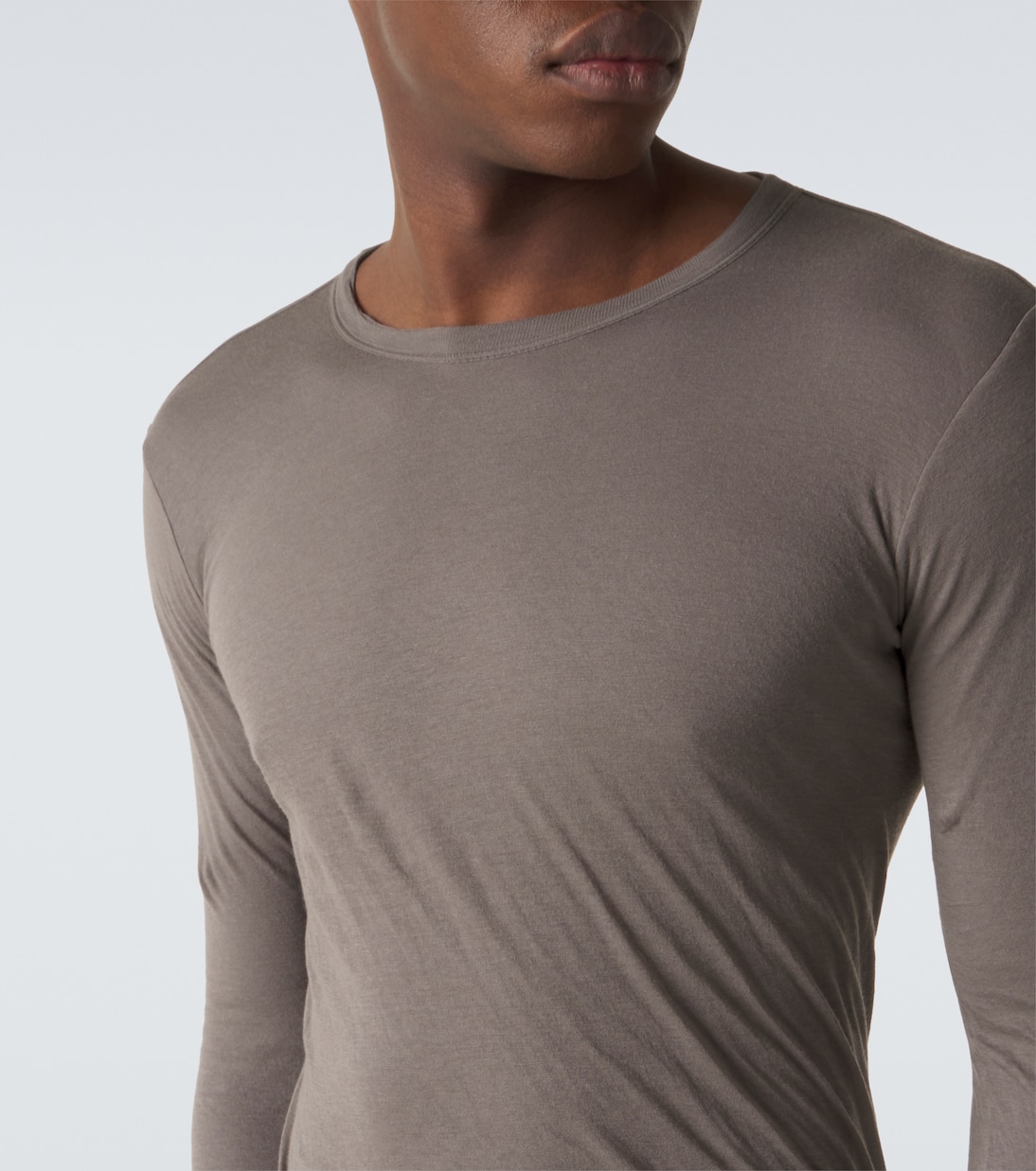 Longsleeve aus Baumwoll-Jersey | Rick Owens