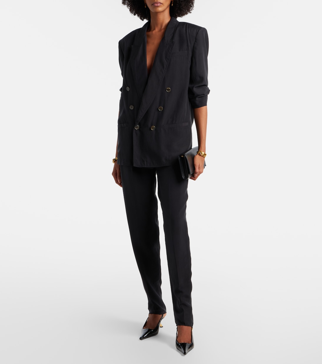 Slingback-Pumps Lee aus Lackleder | Saint Laurent