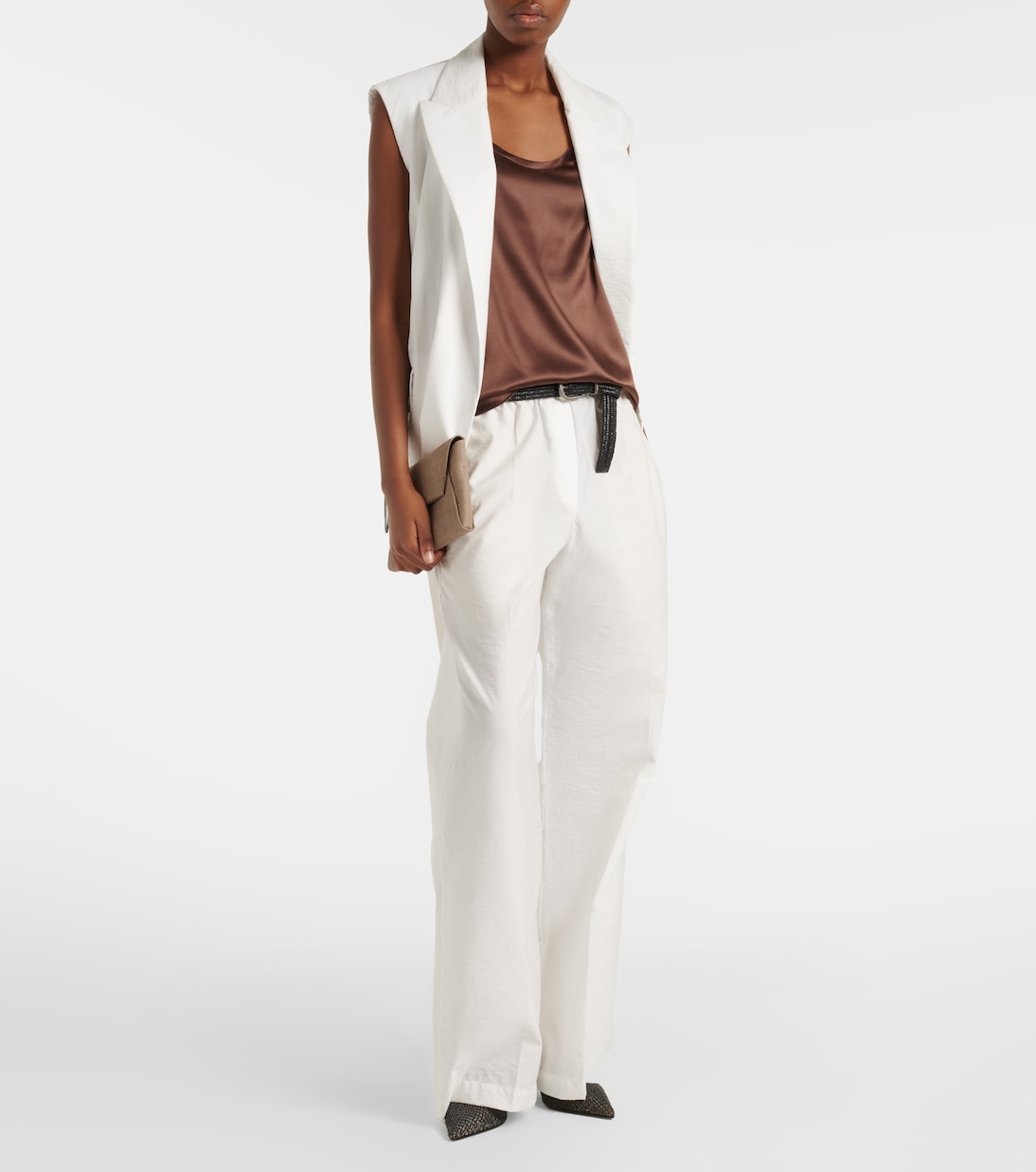 Top aus Satin | Brunello Cucinelli