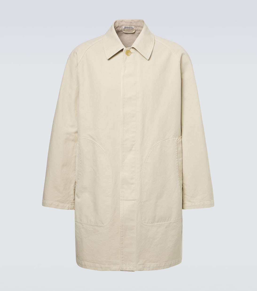 Cotton twill coat  | Auralee