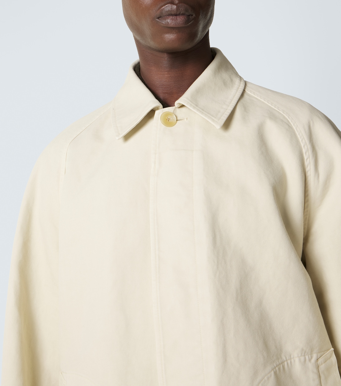 Cotton twill coat  | Auralee