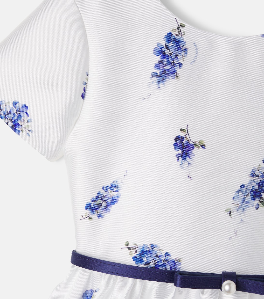 Robe en crêpe à fleurs | Monnalisa