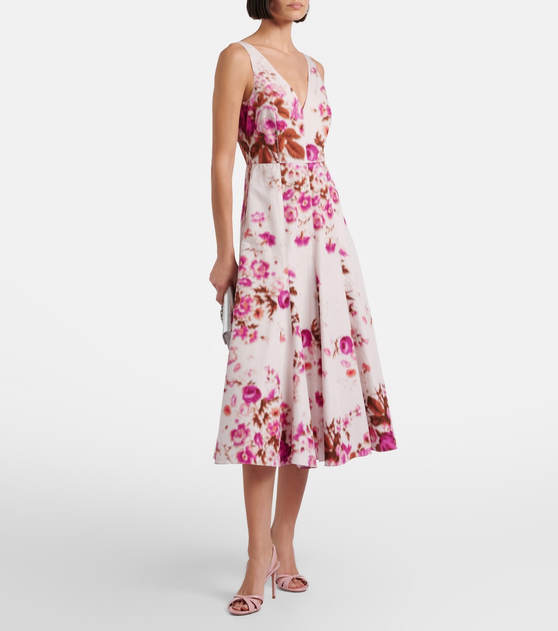 Cocktailkleid aus Baumwollpopeline | Erdem