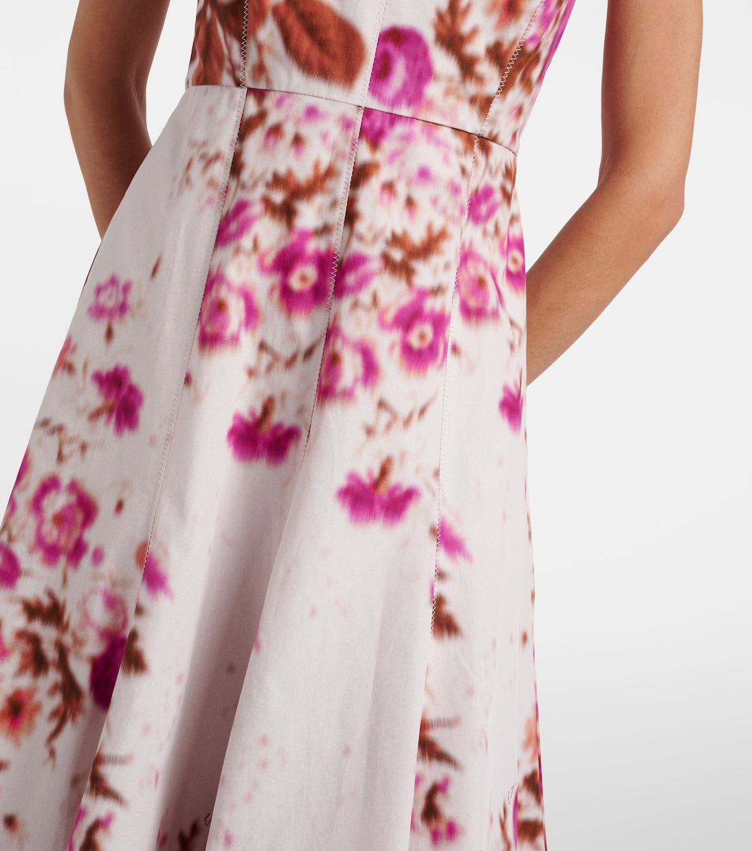 Cocktailkleid aus Baumwollpopeline | Erdem