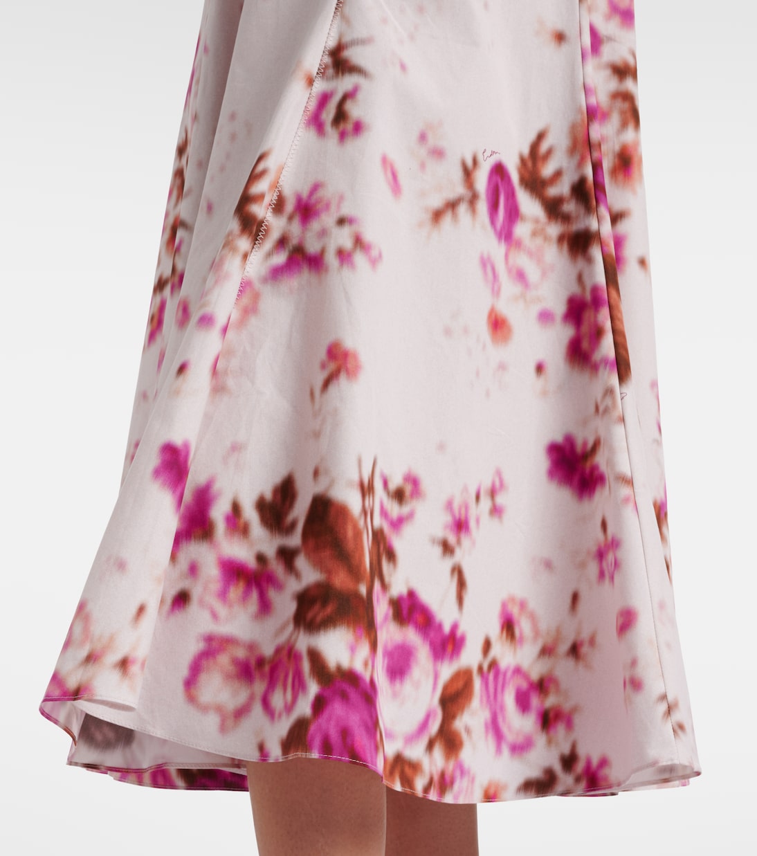 Cocktailkleid aus Baumwollpopeline | Erdem