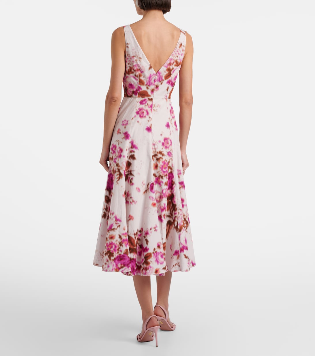 Cocktailkleid aus Baumwollpopeline | Erdem