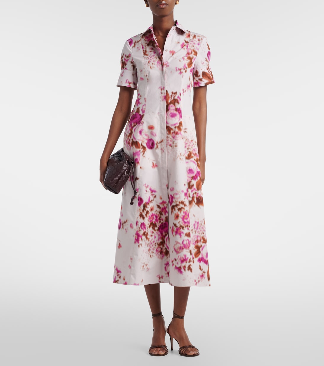 Hemdblusenkleid aus Baumwollpopeline | Erdem