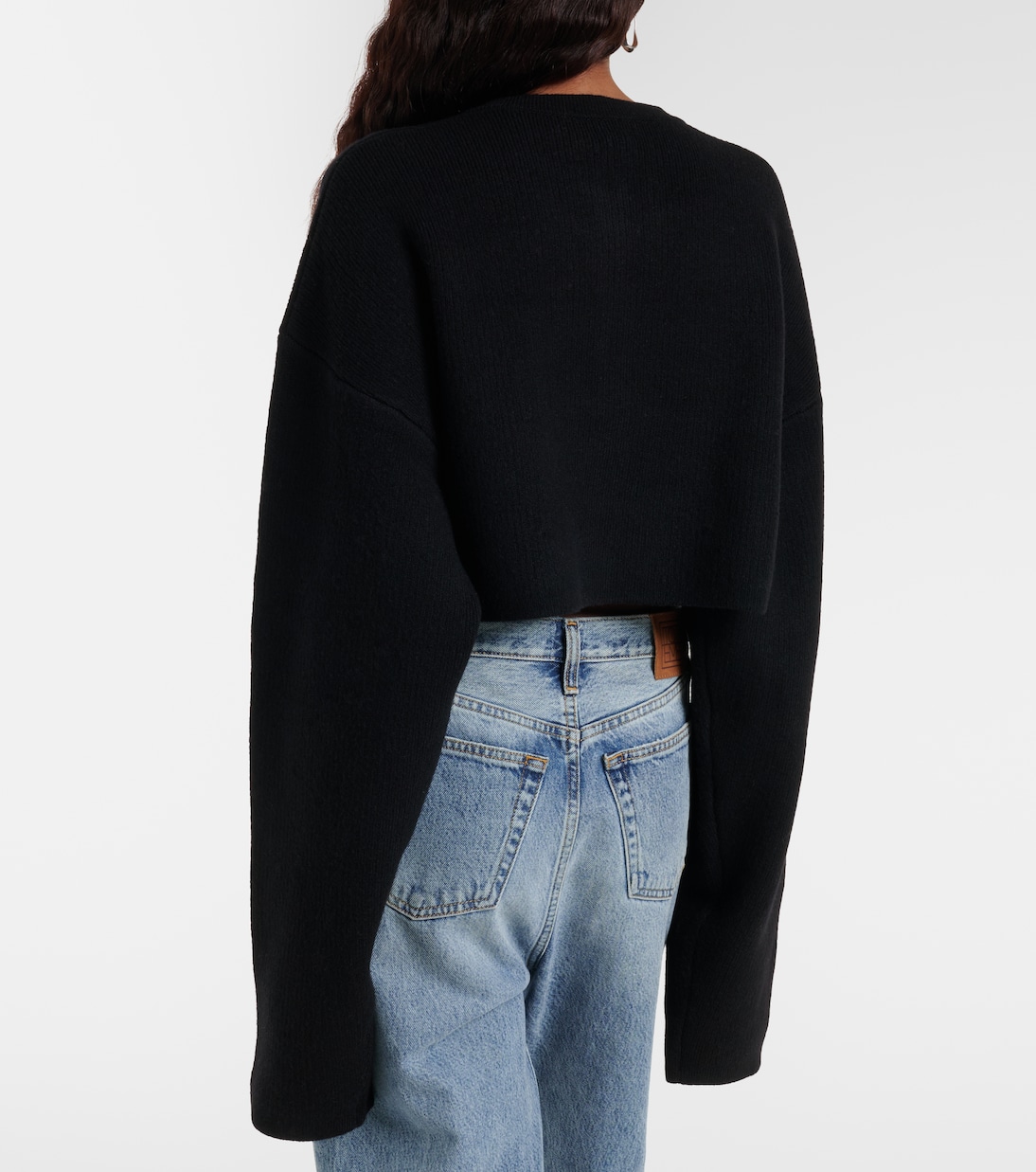 Cropped-Cardigan aus einem Wollgemisch | Toteme