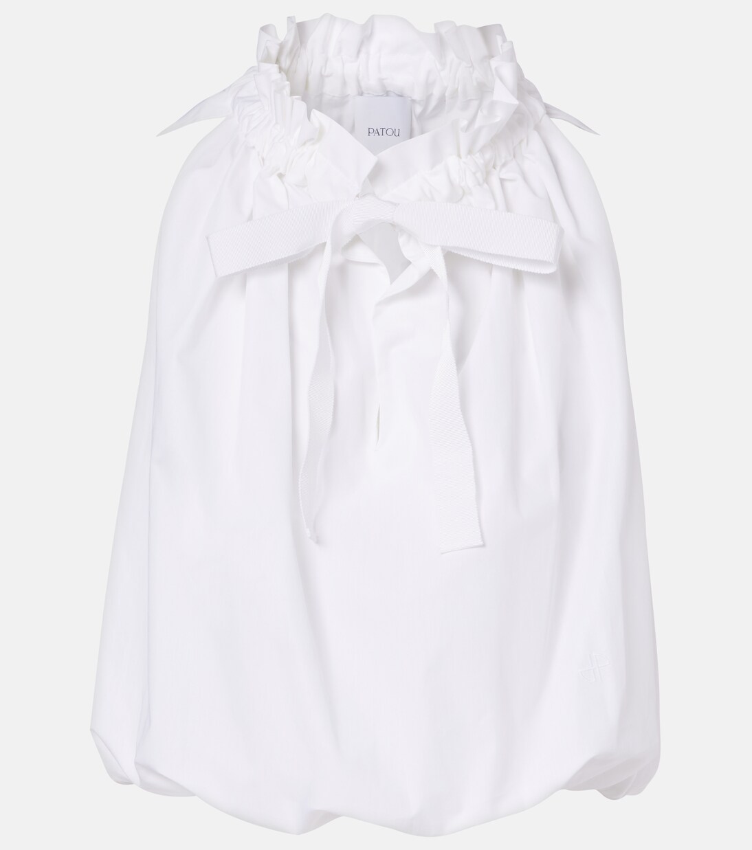 Gathered cotton top | Patou