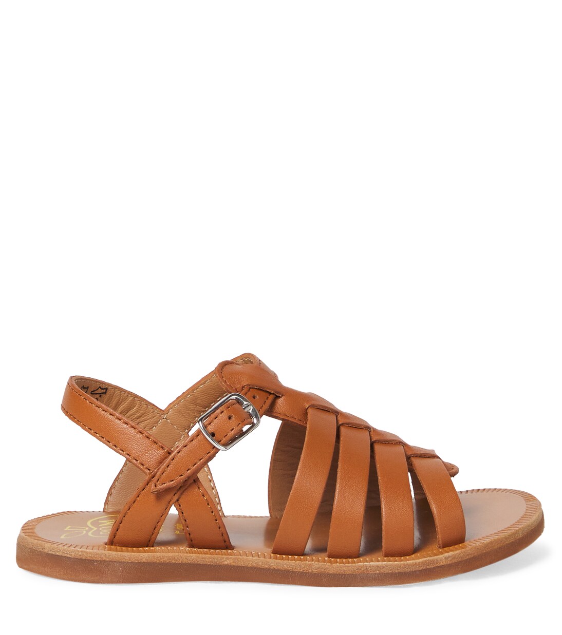 Plagette Strap leather sandals | Pom d'Api