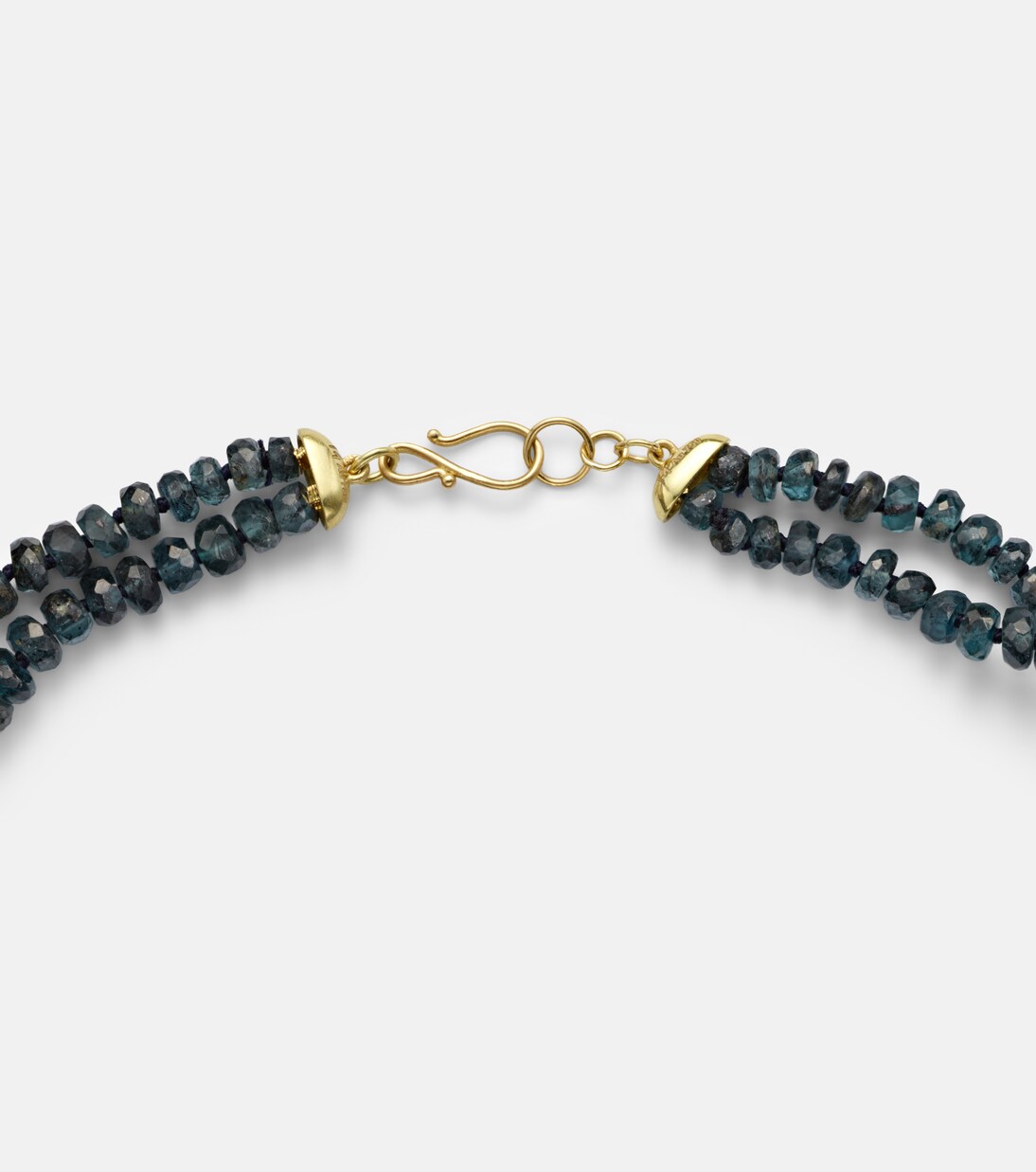 Beaded necklace with kyanites | Ileana Makri