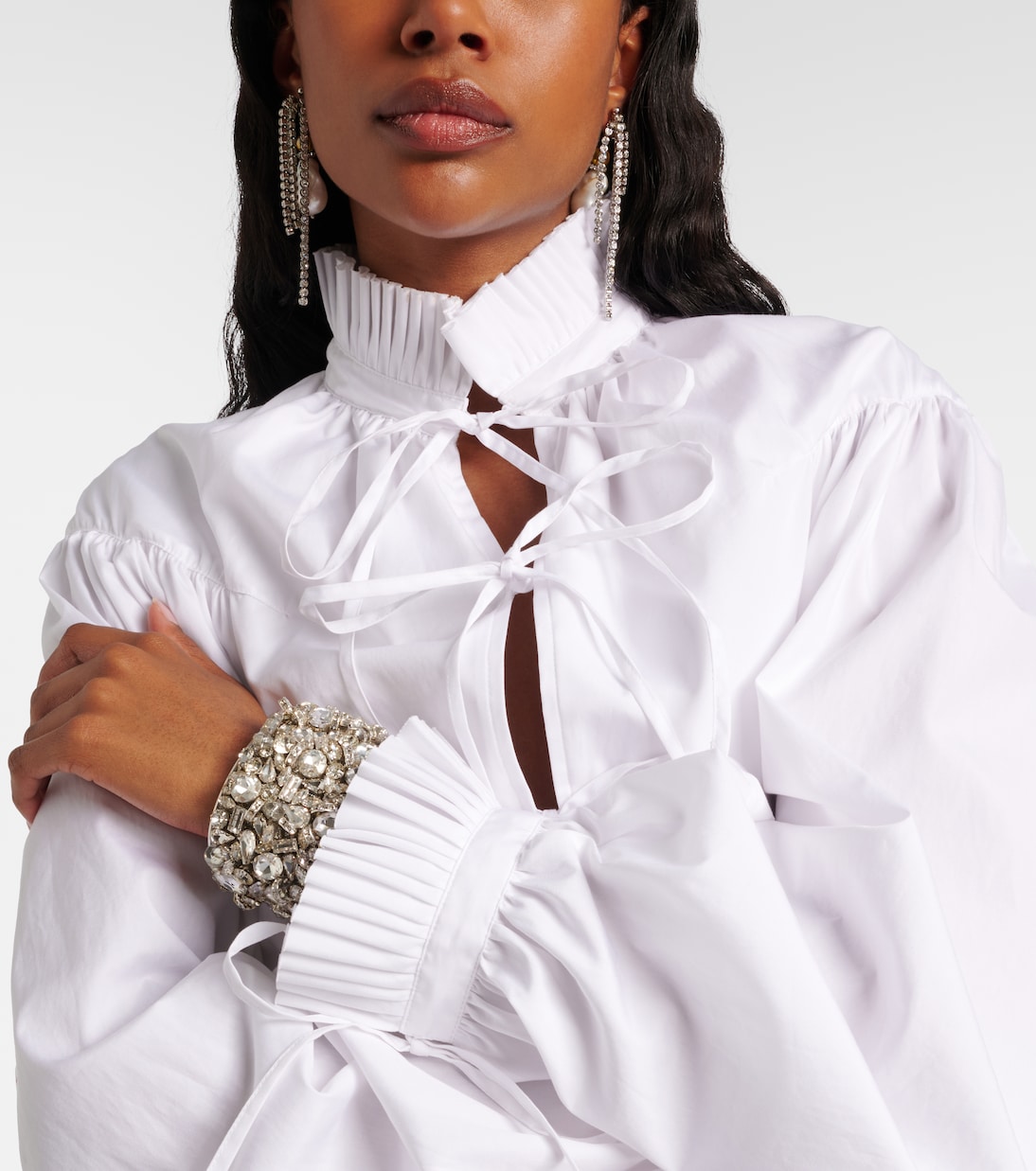 Embellished drop earrings | Dries Van Noten