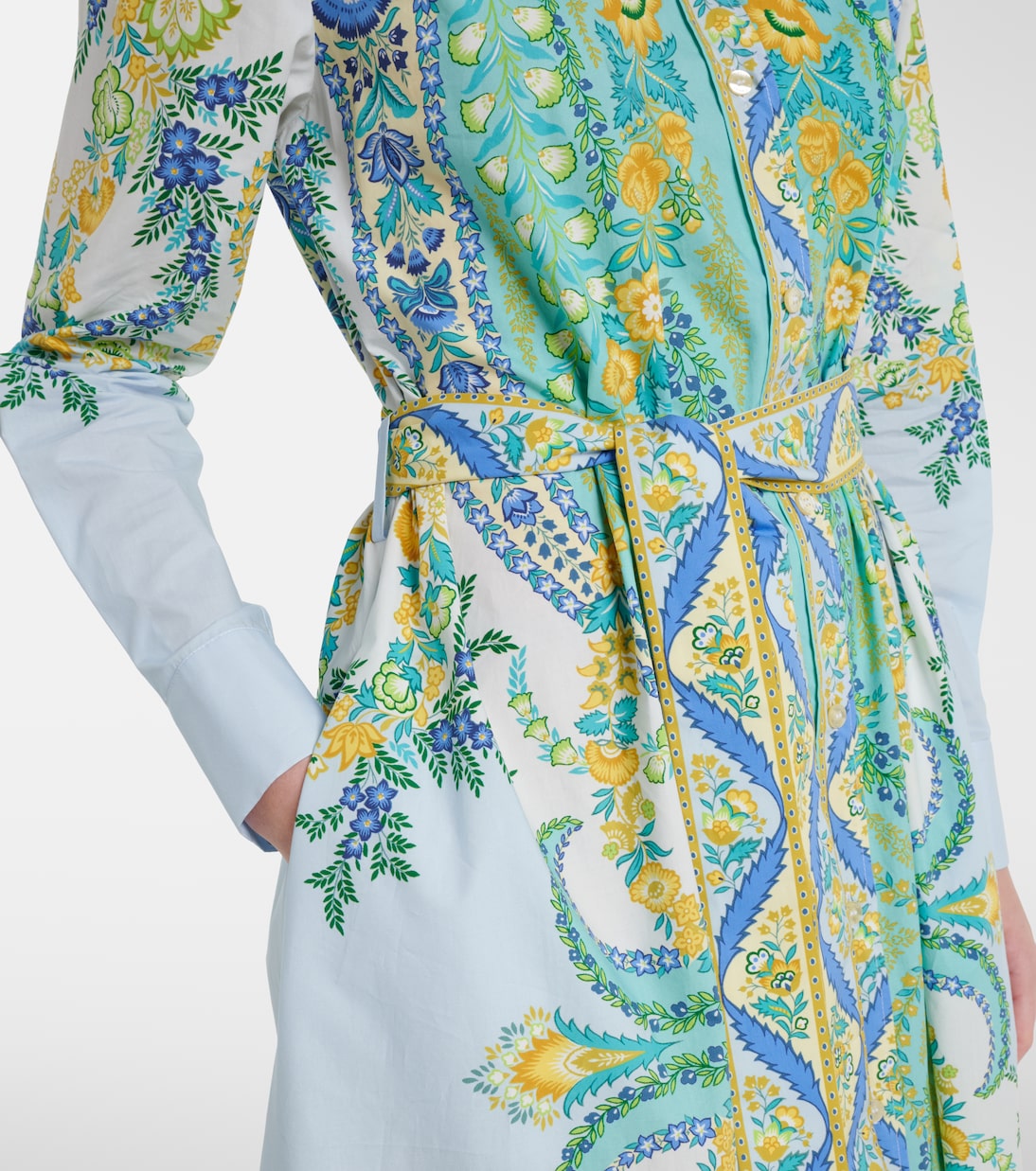 Abito chemisier in cotone con stampa | Etro