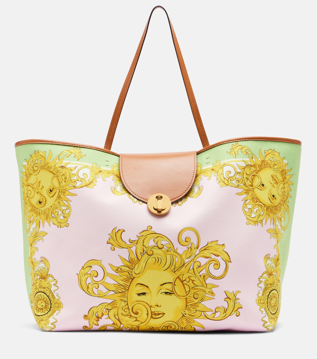Large printed canvas tote bag | Versace