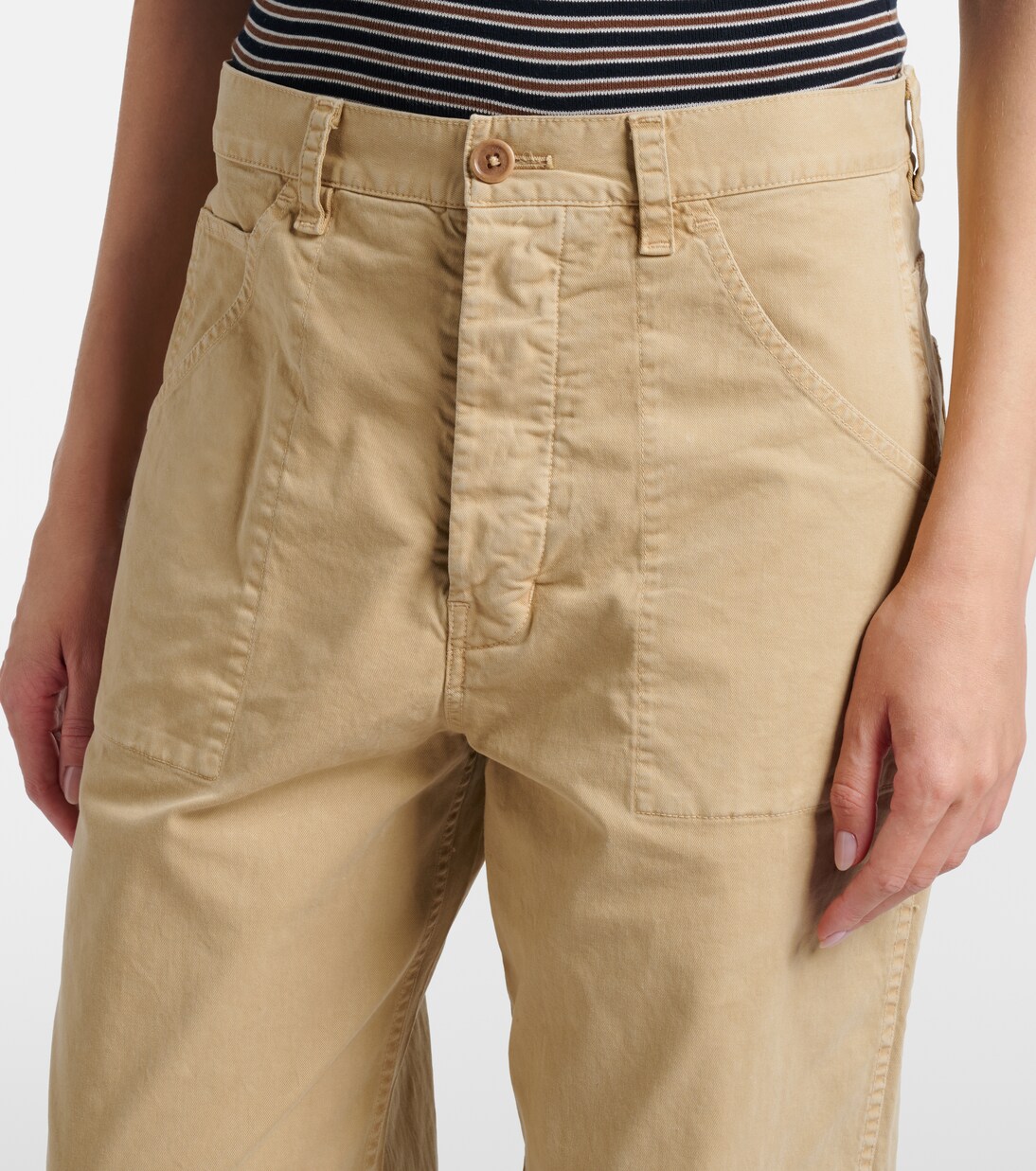 Whitney cotton wide-leg pants | Nili Lotan