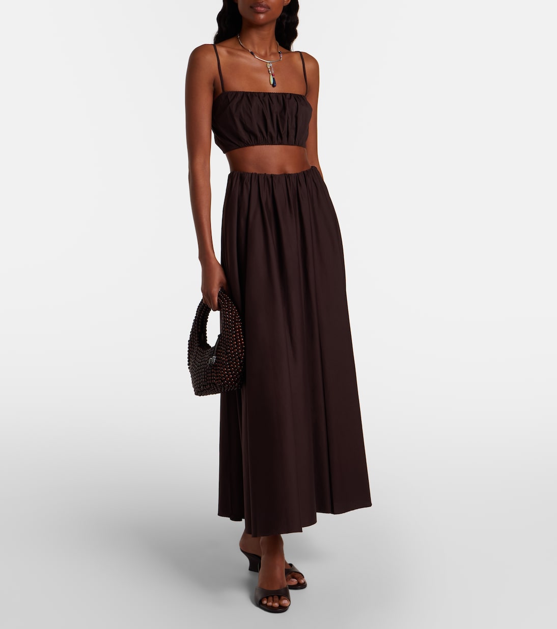 Fiore cotton crop top | Staud