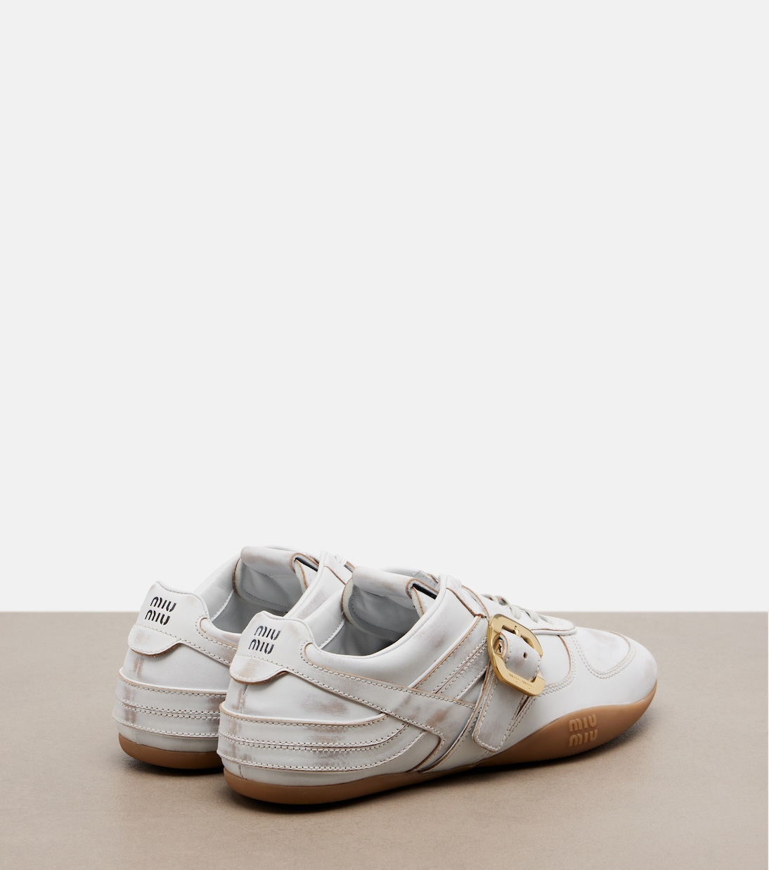 Gymnasium leather sneakers | Miu Miu