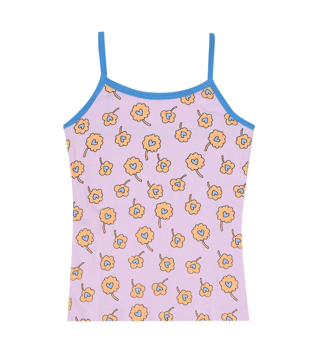 Set of 7 printed cotton vests | Stella McCartney Kids