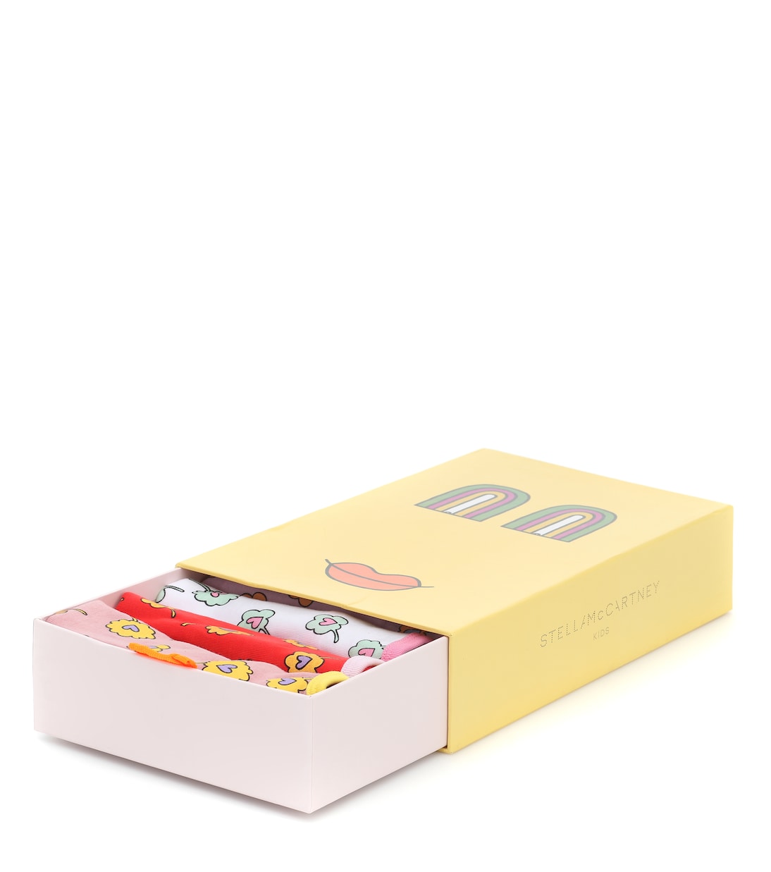 Set of 7 printed cotton vests | Stella McCartney Kids