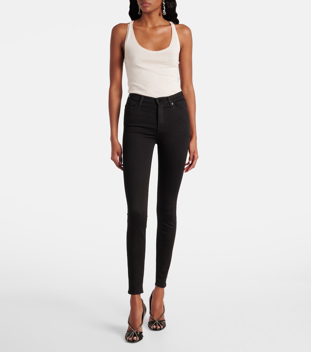 High-Rise Jeans The Skinny | 7 For All Mankind
