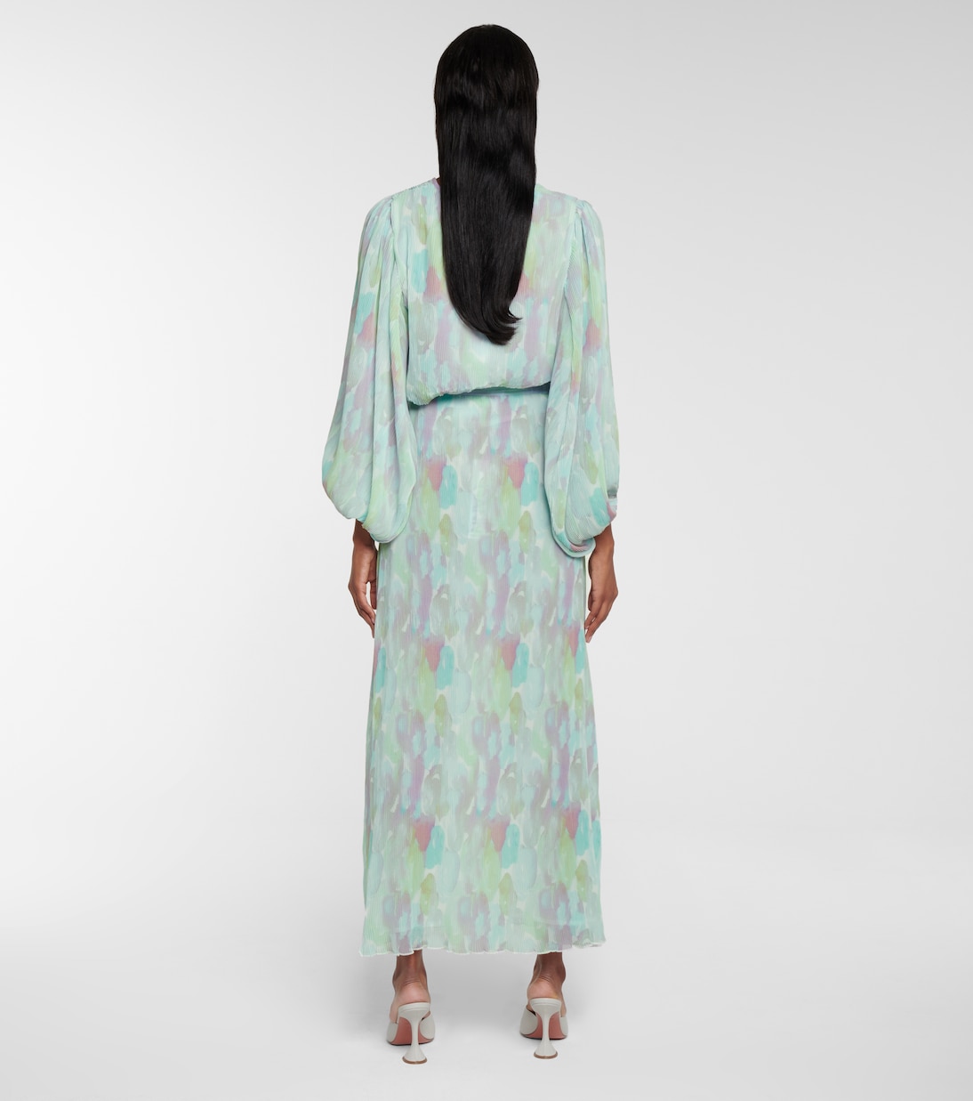 Pleated maxi skirt | Ganni