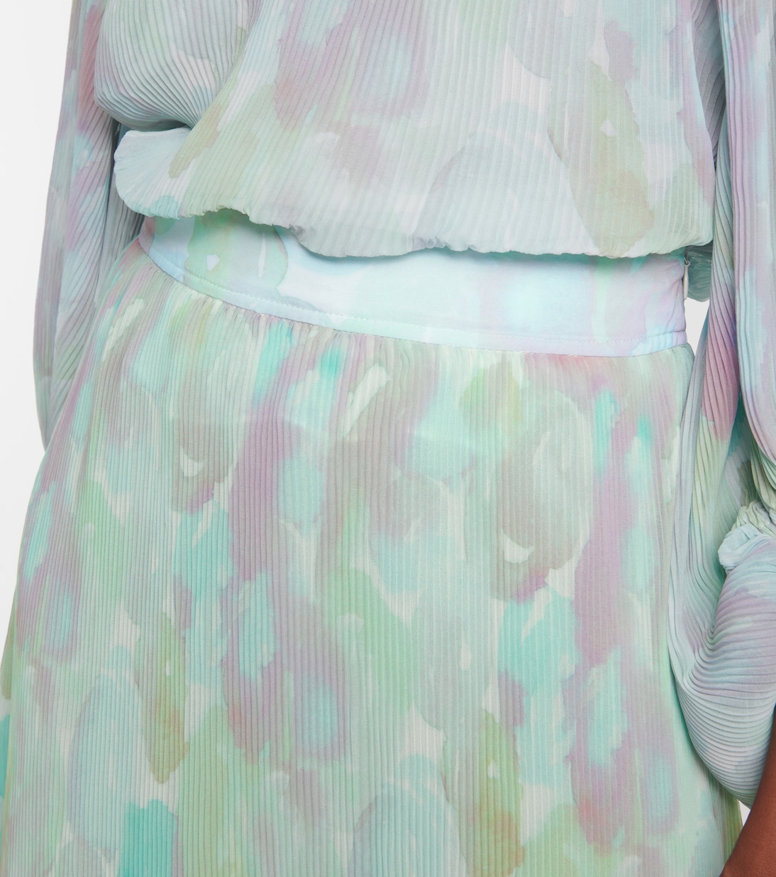 Pleated maxi skirt | Ganni