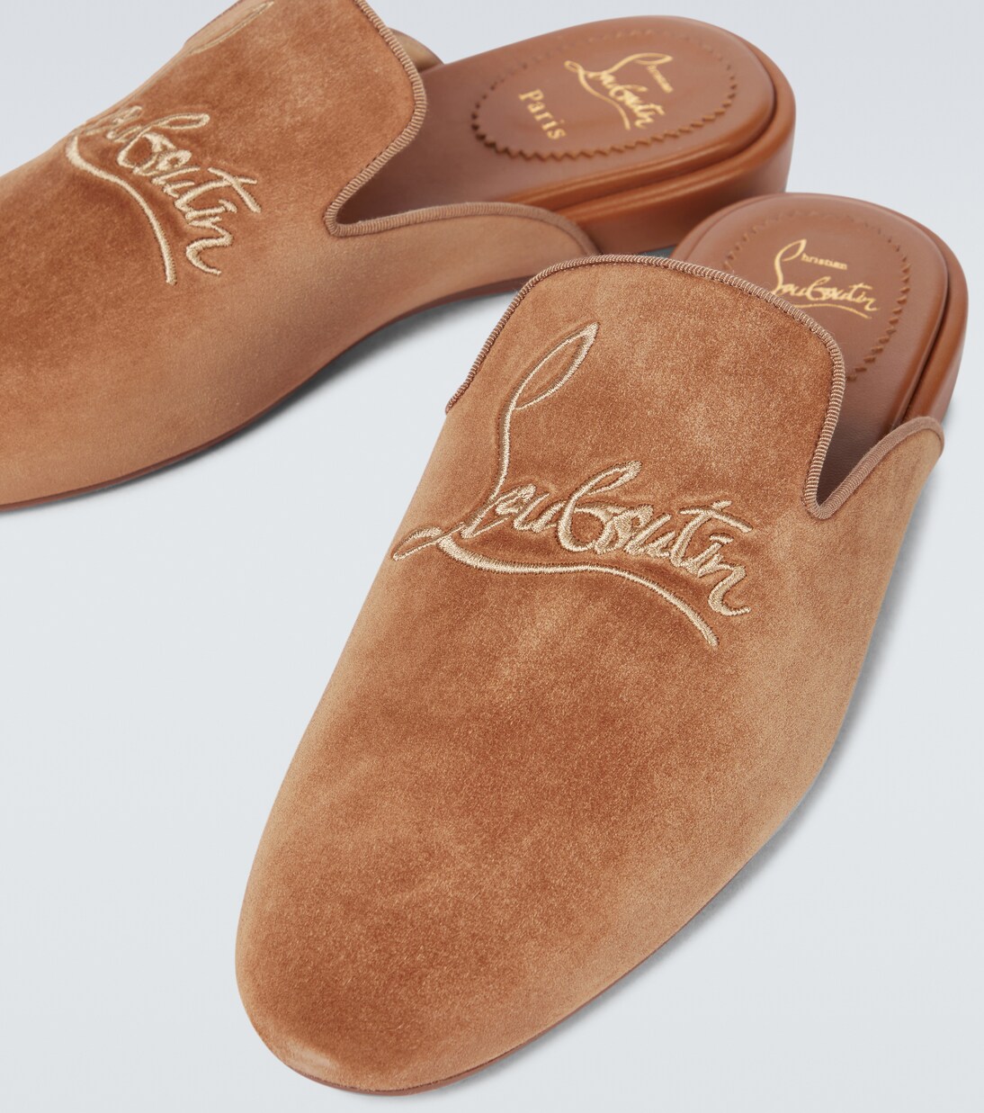 Navy Coolito Flat mules | Christian Louboutin