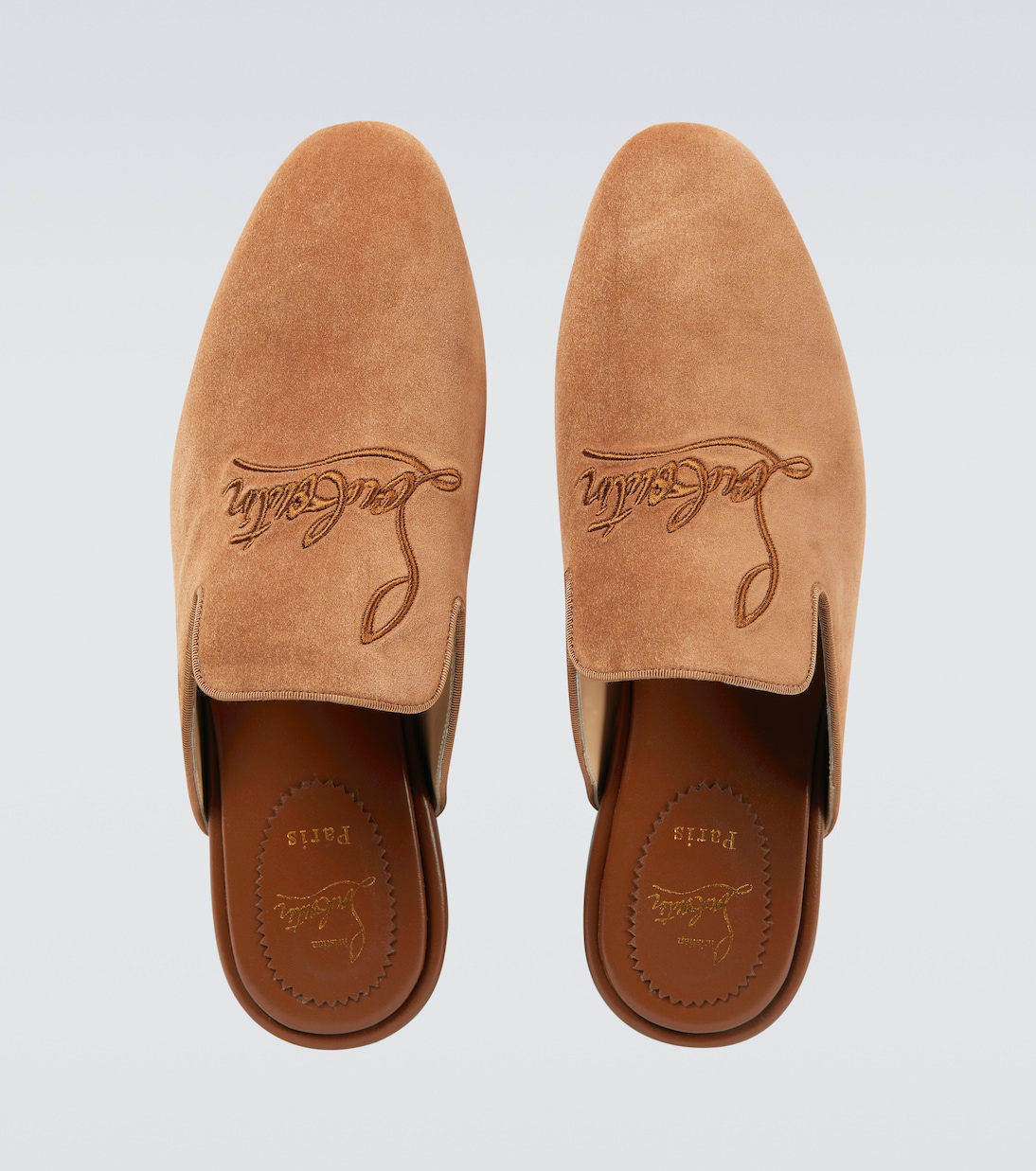 Navy Coolito Flat mules | Christian Louboutin