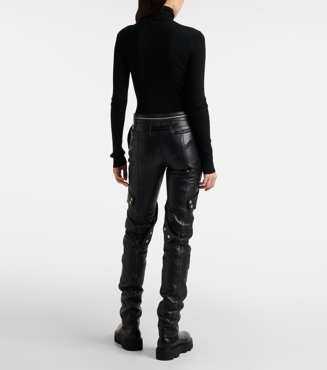 6 Moncler 1017 Alyx 9sm Hose aus Leder | Moncler Genius