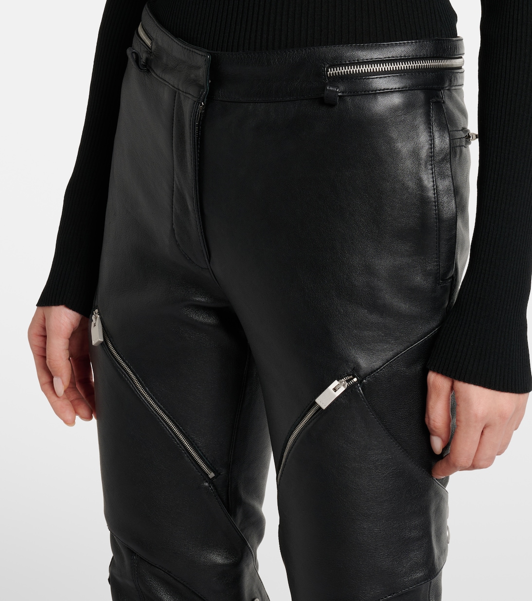 6 Moncler 1017 Alyx 9sm Hose aus Leder | Moncler Genius