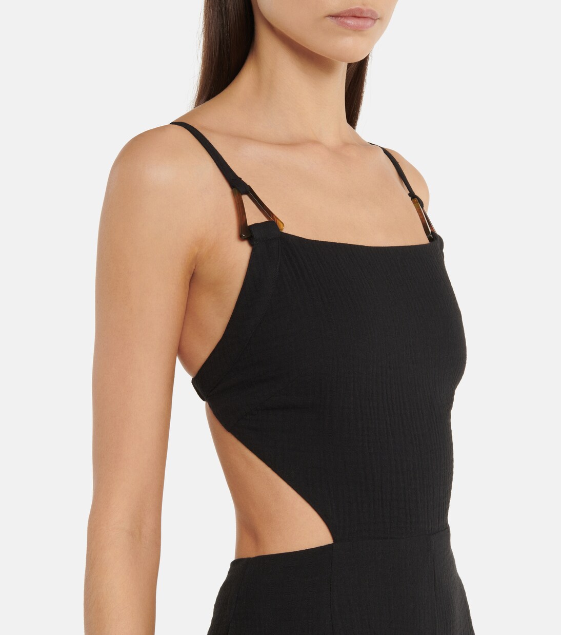 Mabel cutout cotton jumpsuit | Simkhai