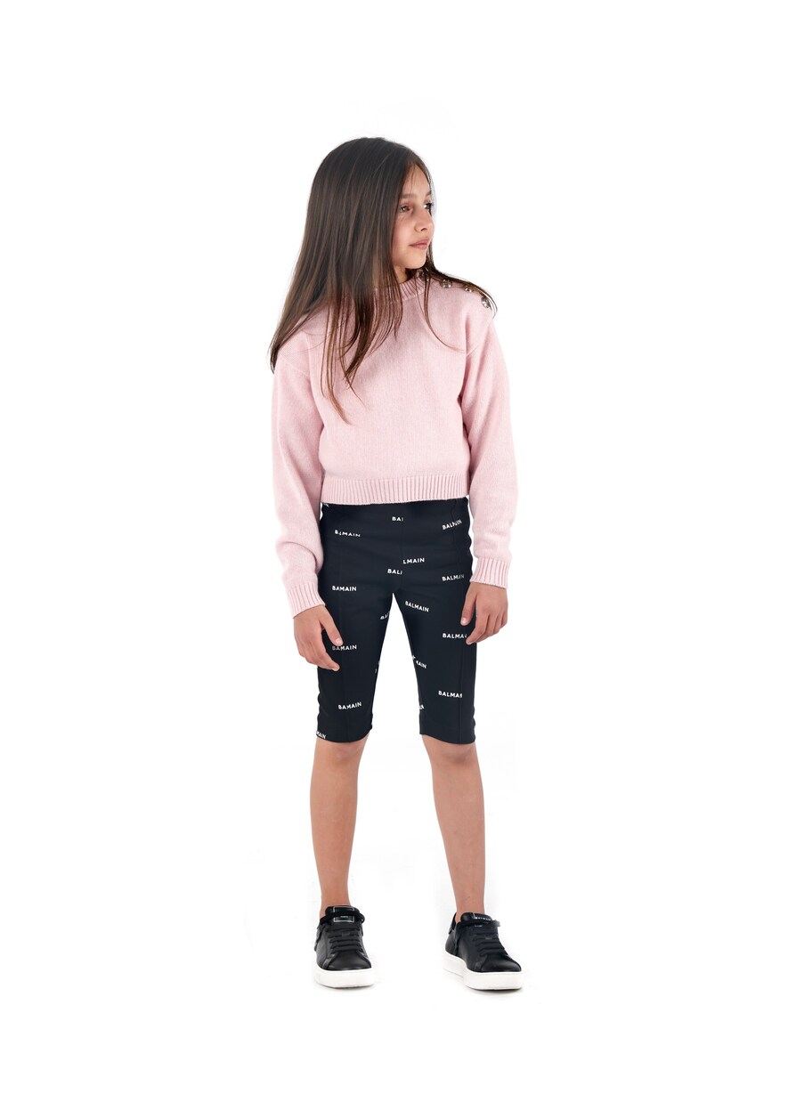 Cotton-jersey sweatpants | Balmain Kids