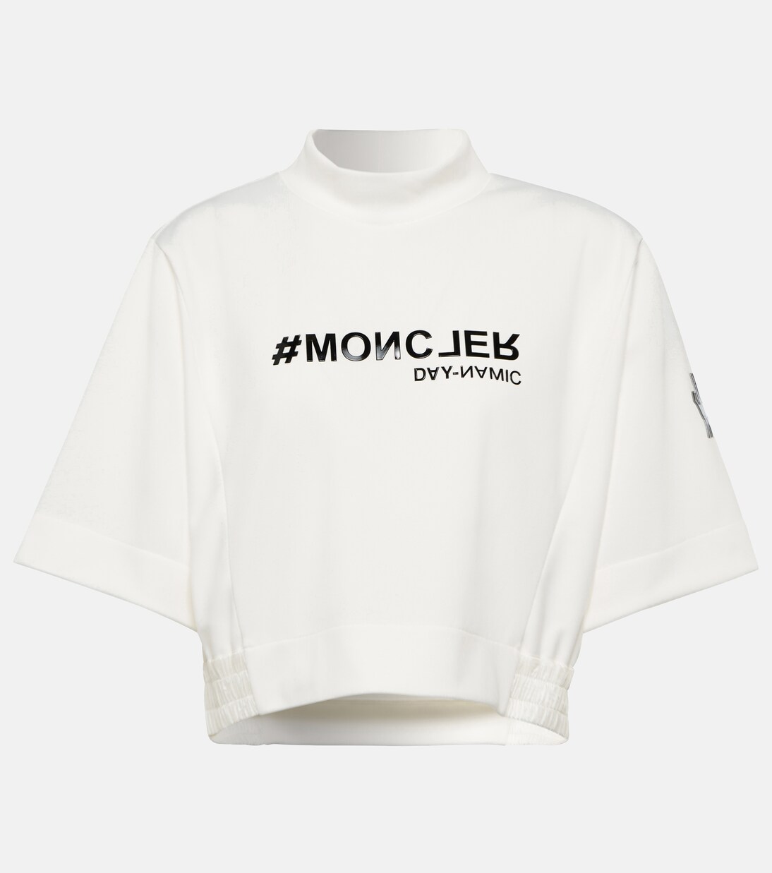 Printed cropped T-shirt | Moncler Grenoble