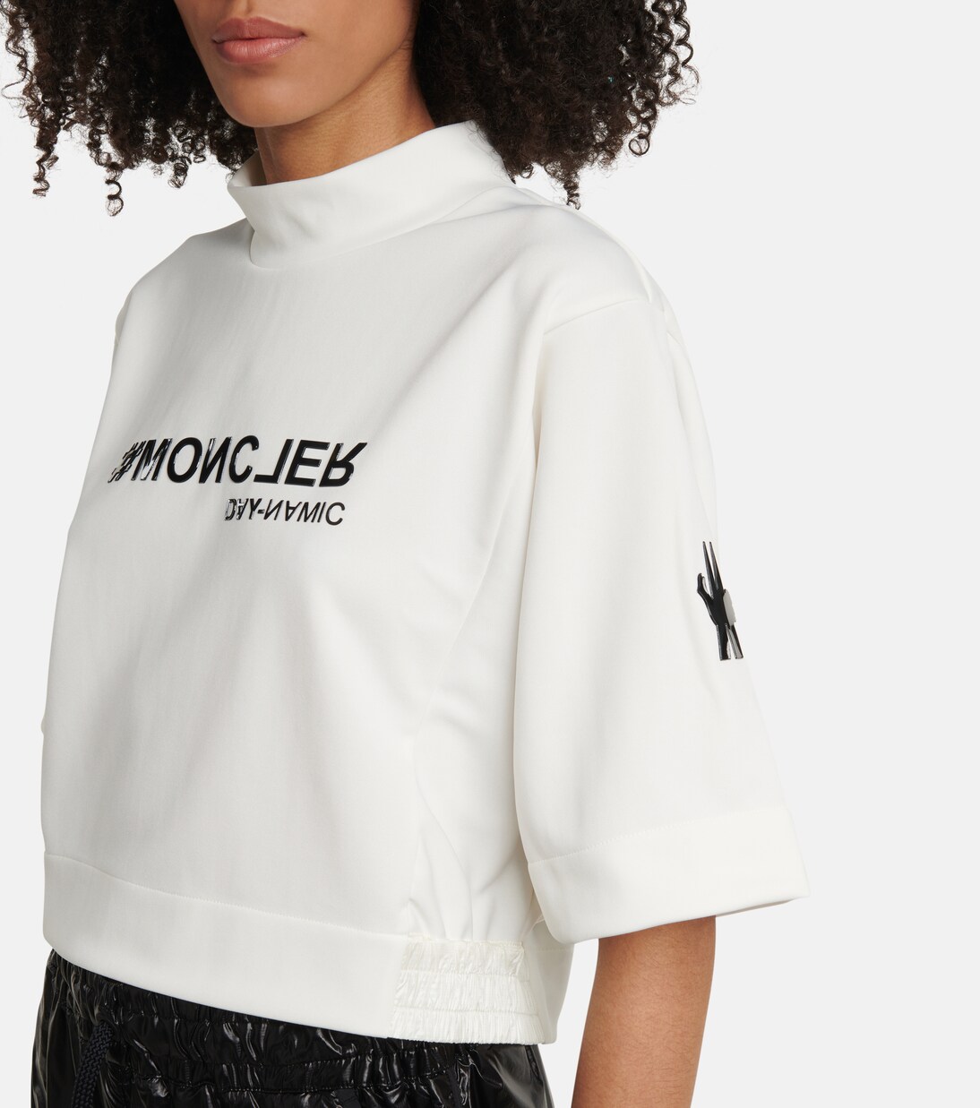 Printed cropped T-shirt | Moncler Grenoble