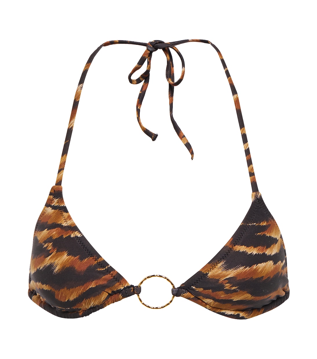 Miami tiger-print bikini top | Melissa Odabash